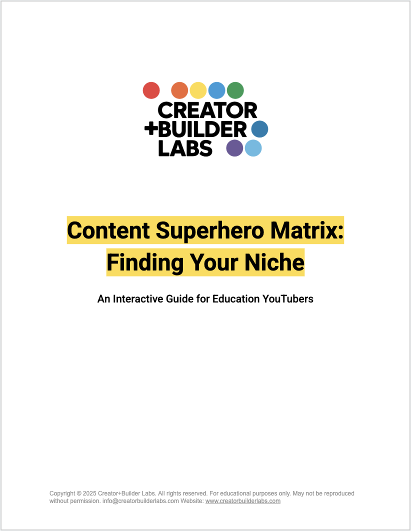 Content Superhero Matrix