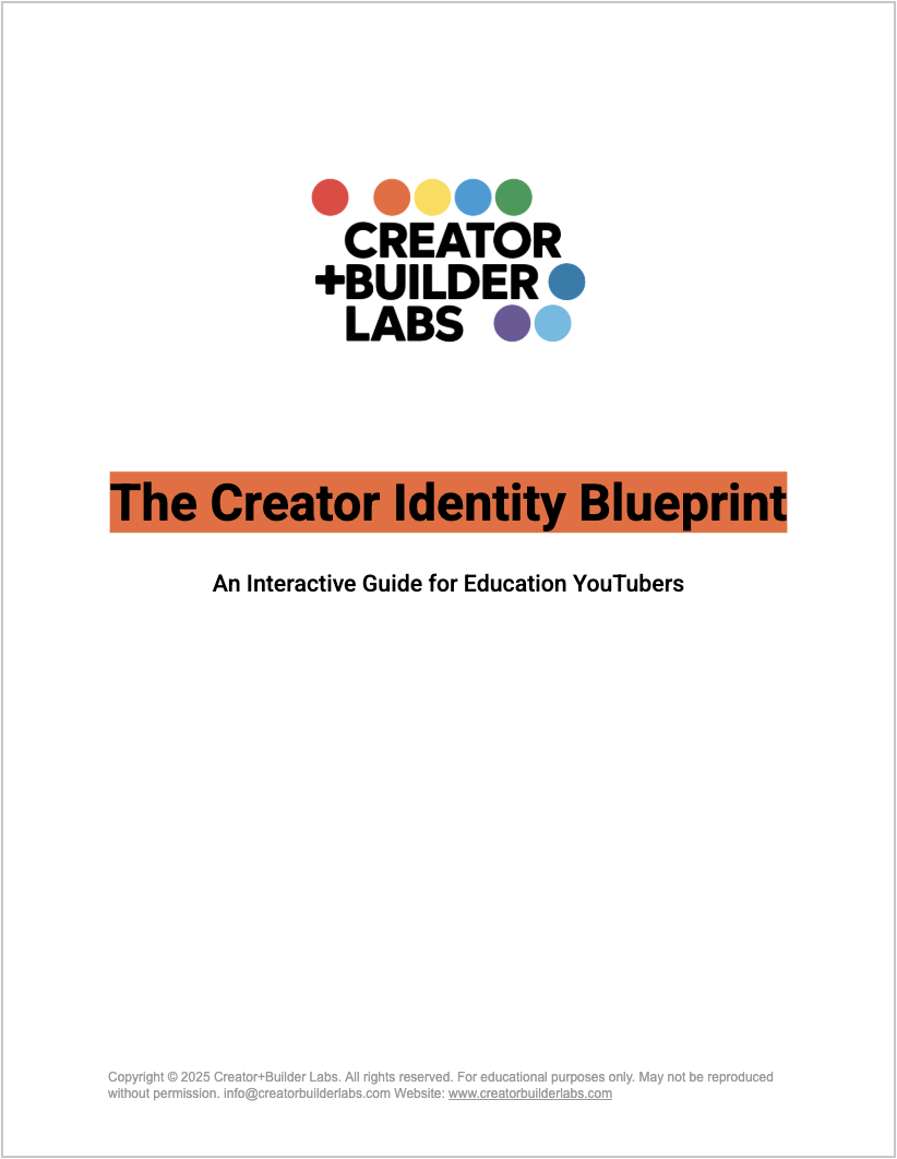 The Creator Identity Blueprint